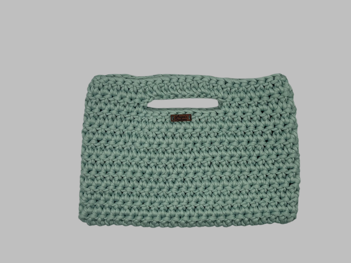 Crochet Clutch- ocean blue