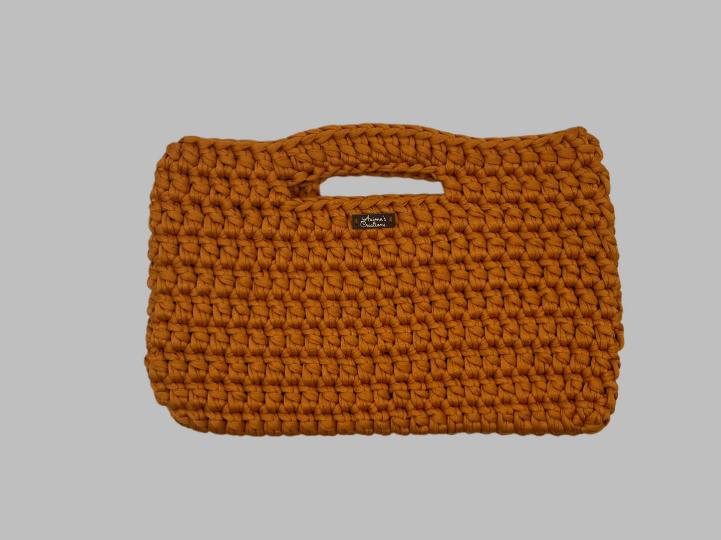 Crochet Clutch-pumpkin