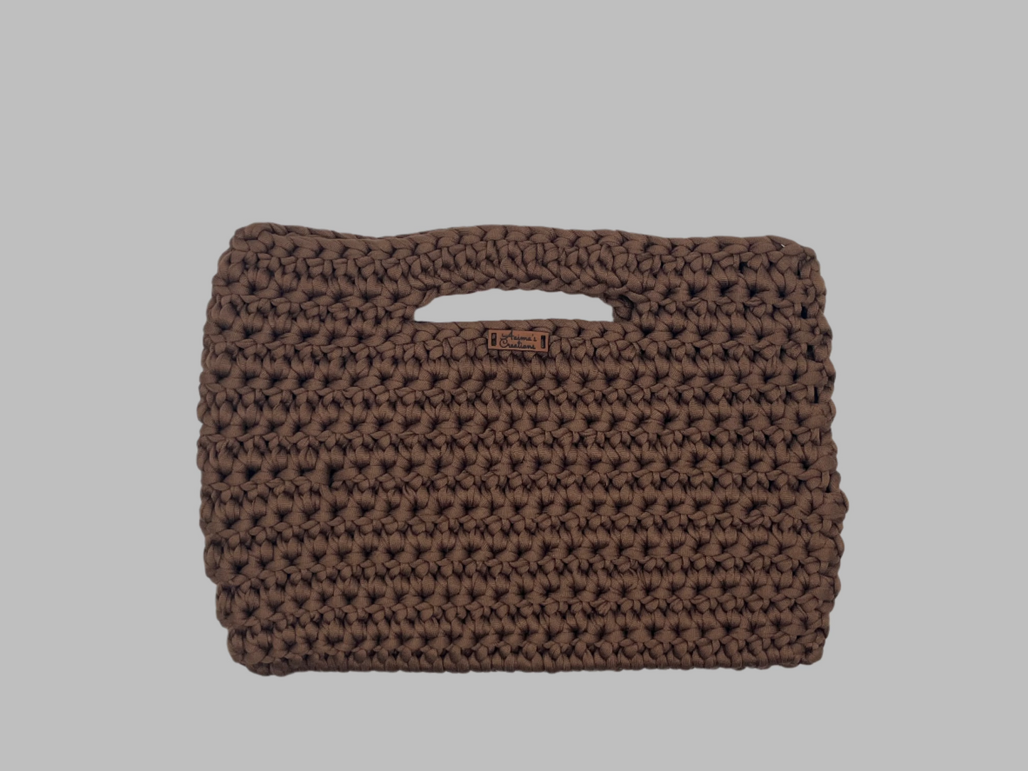 Crochet Clutch-brown