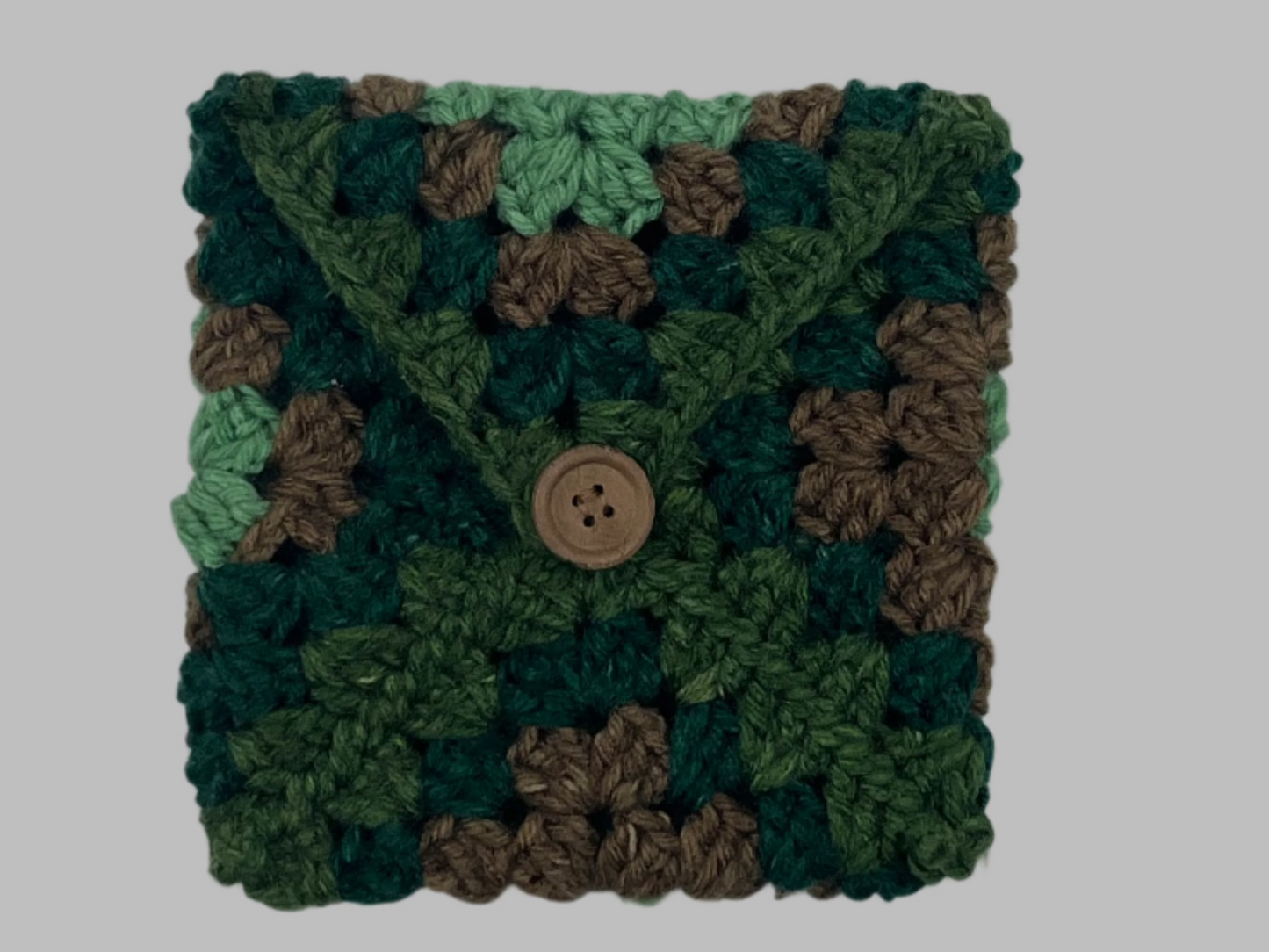 Crochet Pouch- Forest