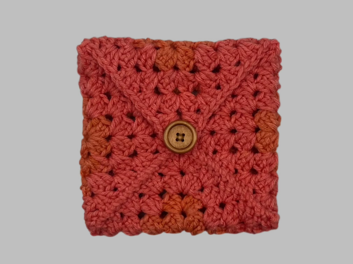 Crochet Pouch- peach