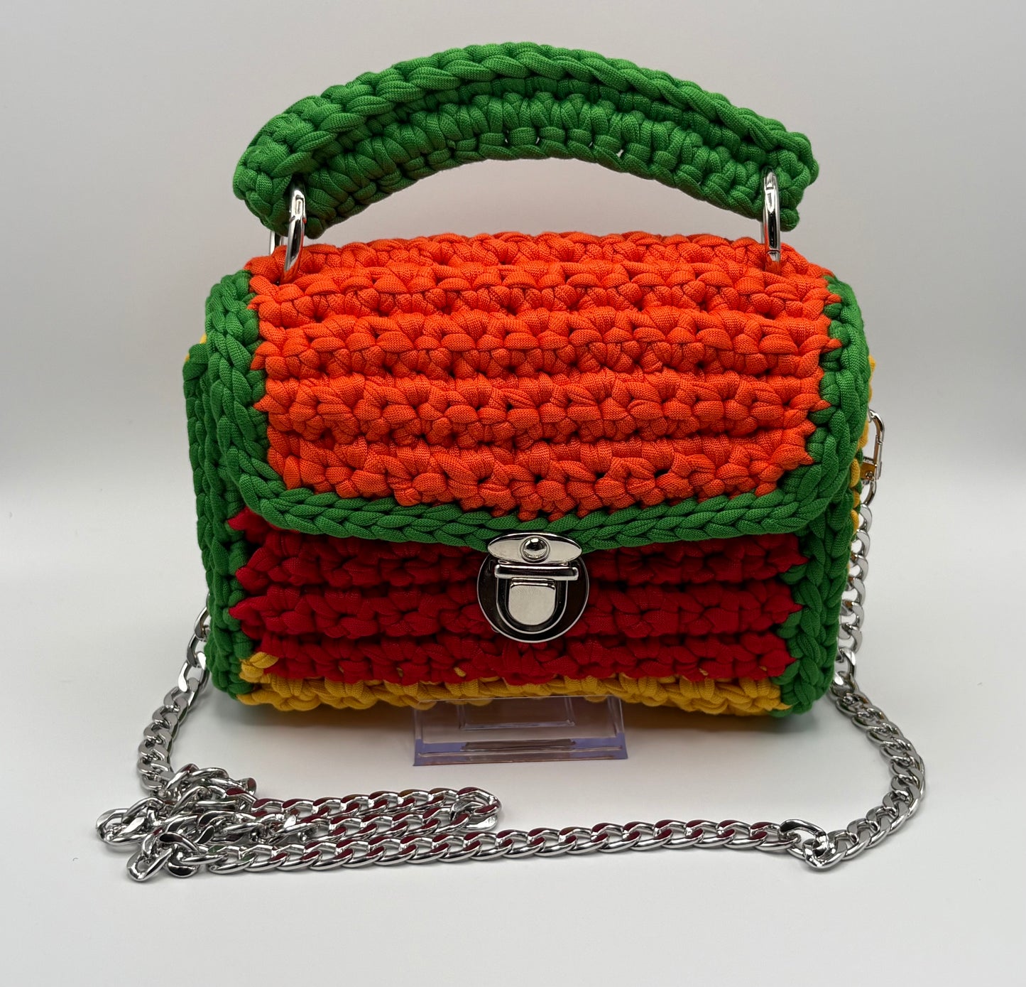 Crochet Crossbody Shoulder Bag