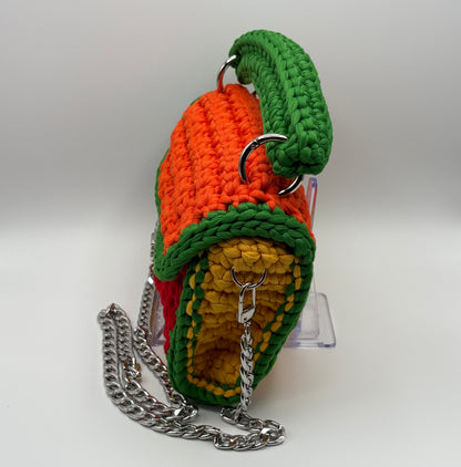 Crochet Crossbody Shoulder Bag