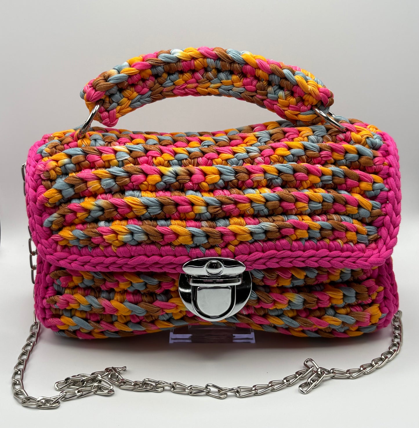 Crochet Crossbody Shoulder Bag