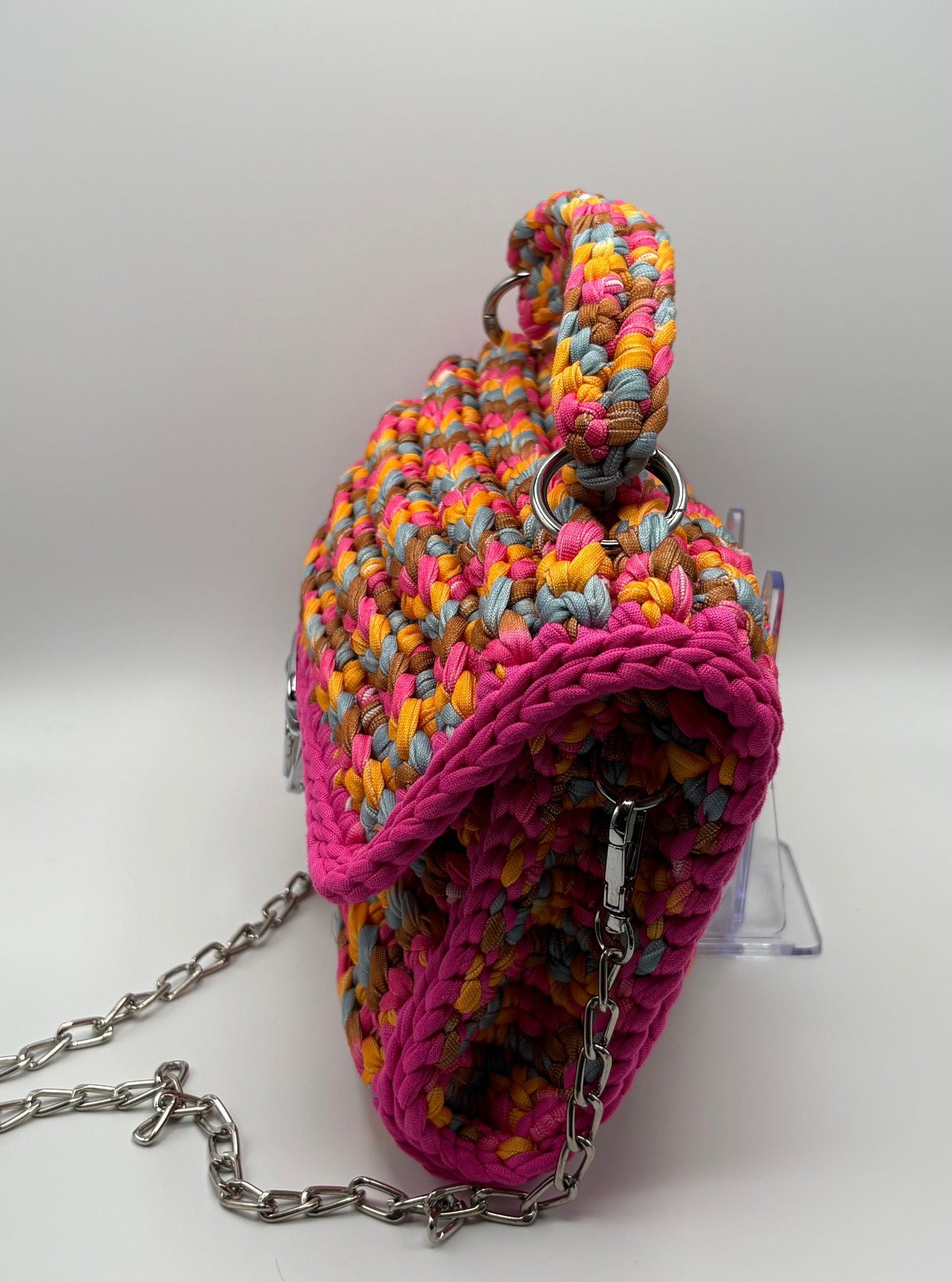 Crochet Crossbody Shoulder Bag
