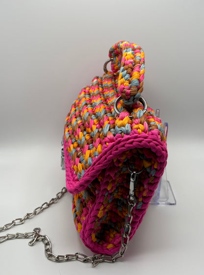 Crochet Crossbody Shoulder Bag