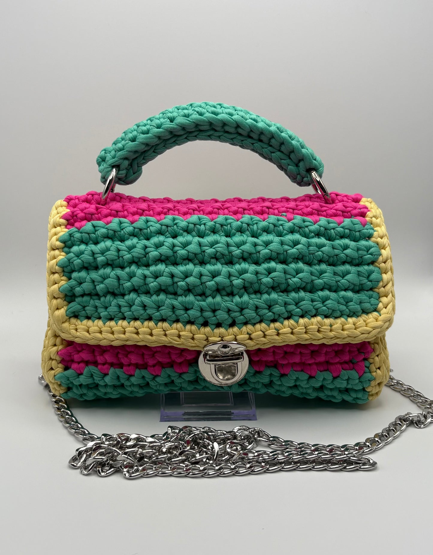 Crochet Crossbody Shoulder Bag