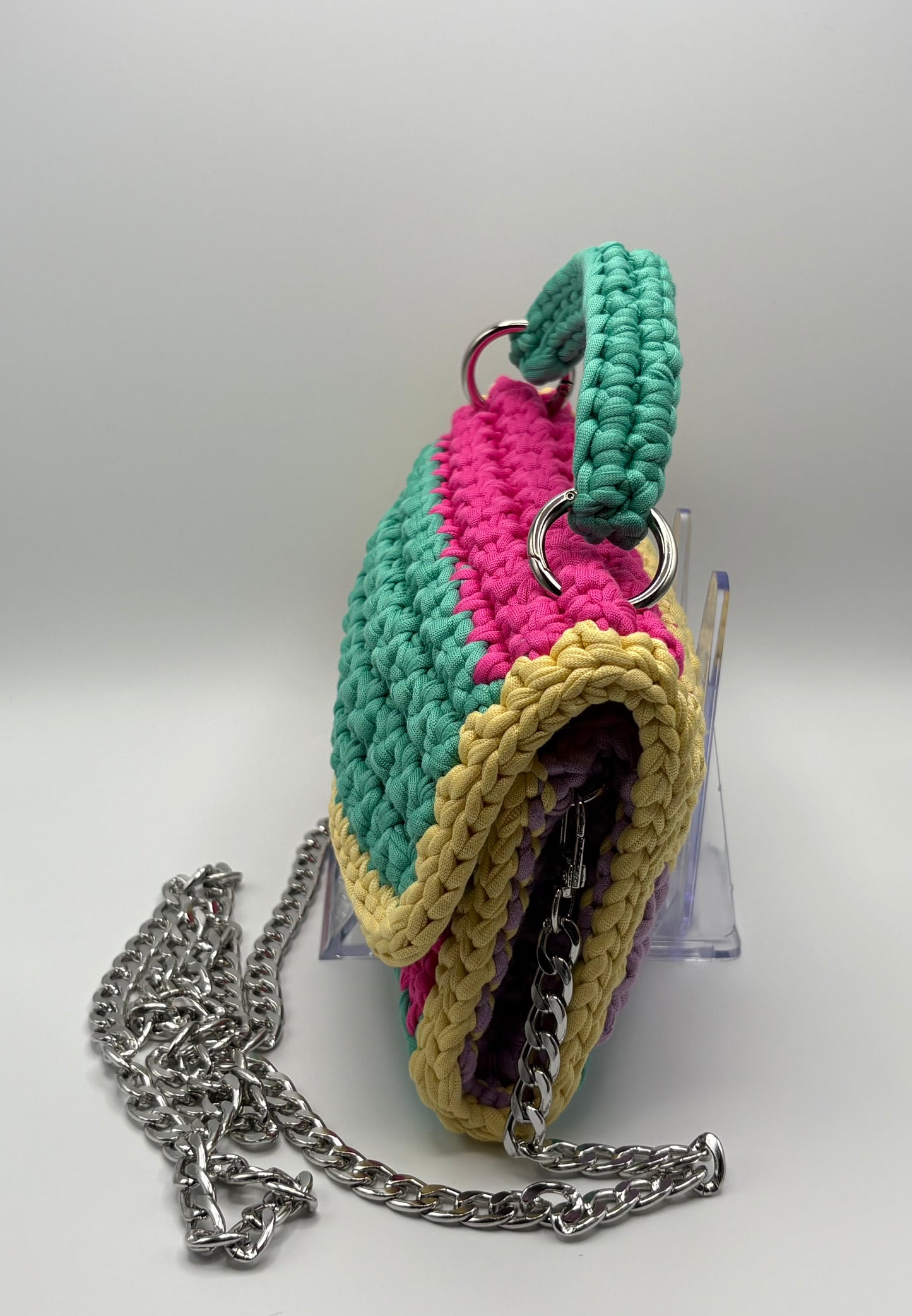 Crochet Crossbody Shoulder Bag