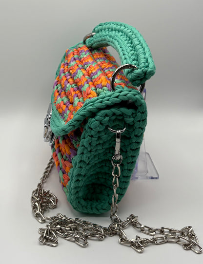 Crochet Crossbody Shoulder Bag