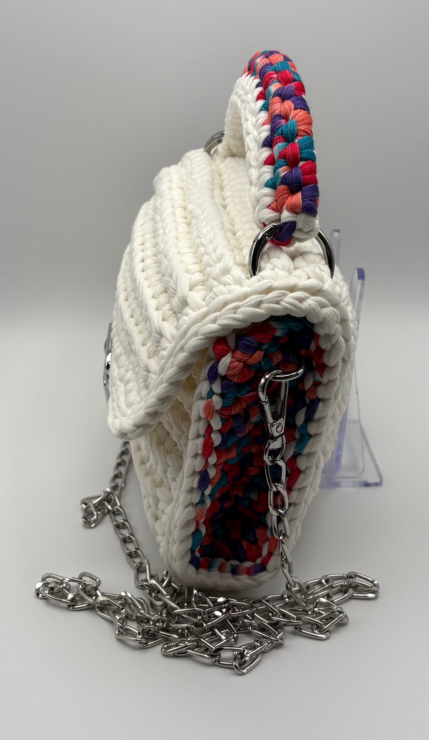 Crochet Crossbody Shoulder Bag