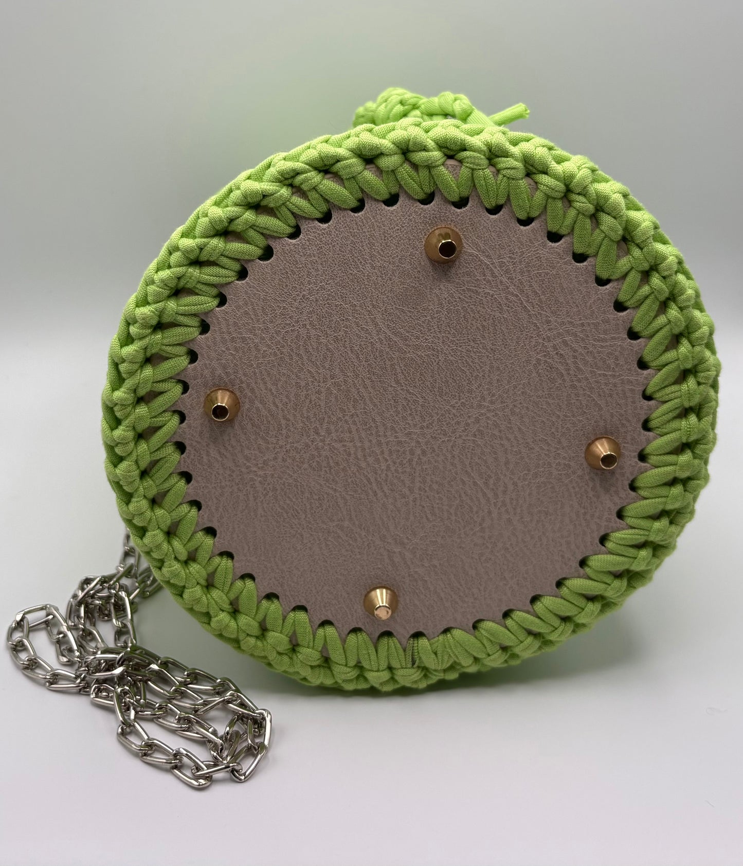 Crochet Crossbody Bucket Bag